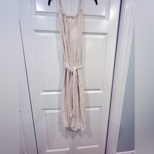 MeandEm Beach Cover Up with Belt - Cream Size 4